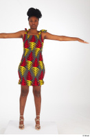  Dina Moses dressed short decora apparel african dress standing t poses whole body 0001.jpg